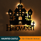 🎃 Decorazioni Halloween LED a Silhouette da Parete a Batteria – Impermeabili, Adesive, Fantasmi/Zucche/Pipistrelli & Altro 🕷️✨