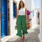 🔥 Oggi SCONTO DEL 50%! Pantaloni da donna a vita alta, dalla linea morbida e a gamba larga: snellenti, comodi e chic