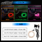 ✨ Striscia LED Luminosa per Interni Auto – Luce Ambientale Flessibile con Presa USB 🚗