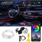 ✨ Striscia LED Luminosa per Interni Auto – Luce Ambientale Flessibile con Presa USB 🚗