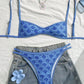 🥳2026 HOT SALE🥳💞50K+ SOLD!👵🏖️ 49% OFF! Boho Tile Print Backless Bikini – Adjustable straps, flattering bralette top. Unique vintage print, soft & quick-dry fabric. Feel confident & stylish by the water. 🌸✨