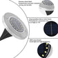 🔥Luce da Terra Solare in Acciaio Inox con 8 LED