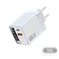 ✨⚡ Caricabatterie GaN 3 in 1, caricabatterie rapido da 65 W per smartphone con cavo Type-C e 2 porte USB