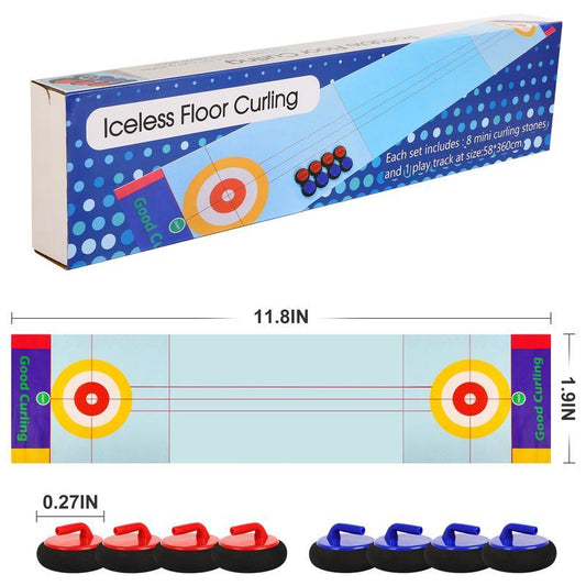 🥌  2025 Nuovo gioco di curling per famiglie da tavolo ☄️  Divertente e coinvolgente per tutte le età 💗
