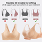 Enhanced W Support Adjustable Comfort Wireless Bra