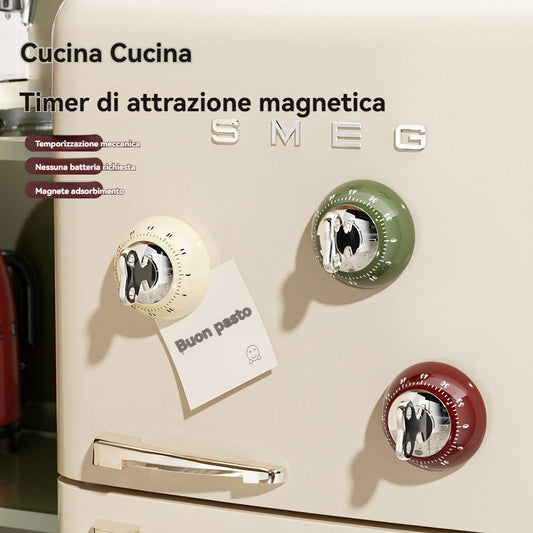 ⏱️Timer a rovescio di precisione di lusso leggero con timer meccanico per frigorifero desktop