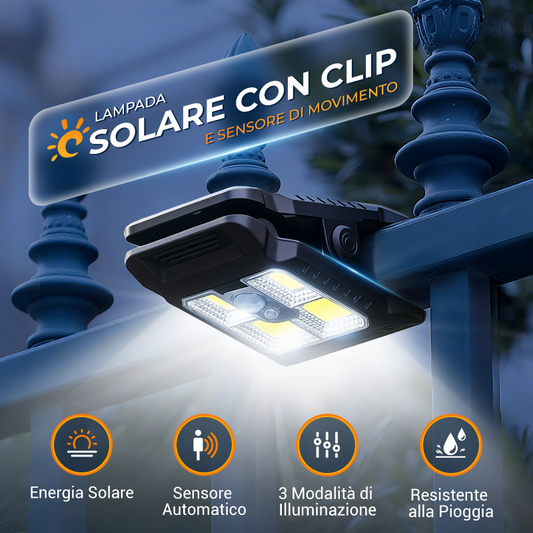 🏡✨Lampada solare da esterno con sensore di moviment