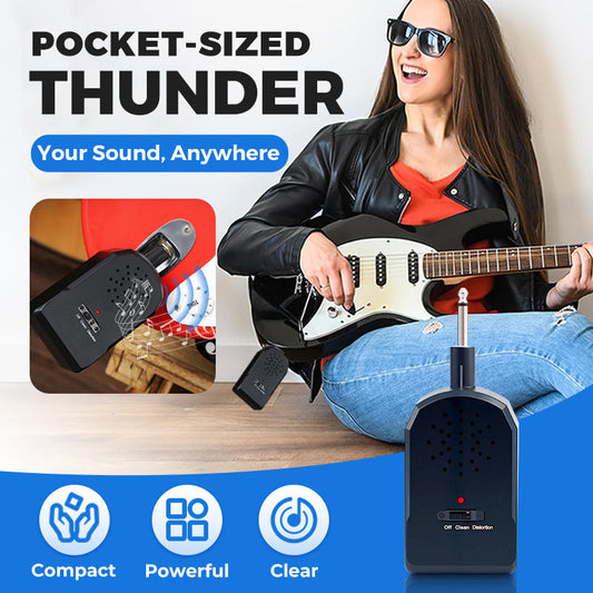🎸 Set Mini Amplificatore per Chitarra Portatile 🎸 Suono HD 30W 🔊