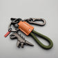 🦖🔑Lega di alluminio Dinosauro Charm accoppiato con un braccialetto tessuto a mano