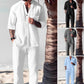 Uomo di moda cotone biancheria Top & pantaloni set a due pezzi 🎉 GRANDE VENDITA