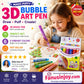 🖌️Penna magica – Disegna in 3D con un solo tratto!🎄 Fai da te: penne per disegnare con i popcorn