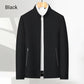 👑 Costume aziendale essenziale 👑  Giacca Casual Zipper Collare in piedi degli uomini + Cassa della carta di credito