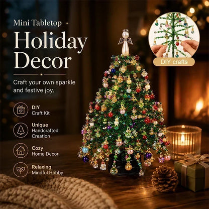 🎄✨ Kit fai da te per l'albero di Natale con perline – 🎅 Crea la tua decorazione natalizia scintillante