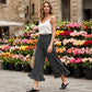 🔥 Oggi SCONTO DEL 50%! Pantaloni da donna a vita alta, dalla linea morbida e a gamba larga: snellenti, comodi e chic