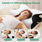 Cuscino per il collo in memory foam 1pz, Cuscino per il collo con design traspirante, Cuscino per il collo comodo e di sostegno, Cuscino da letto per chi dorme sul fianco e sulla schiena