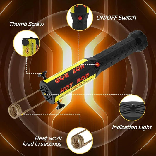 🔥SVENDITA 2025🔥 Kit riscaldatore a induzione magnetica - Strumento per la rimozione di bulloni con riscaldamento a induzione da 1100 W