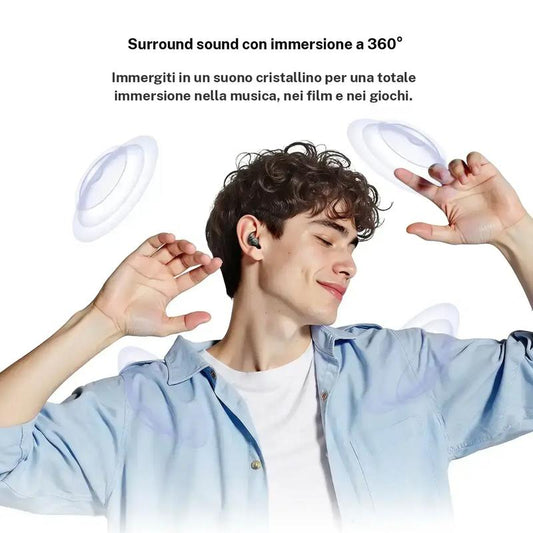 HTC NE76 auricolari per dormire Bluetooth 6.0 con cancellazione del rumore