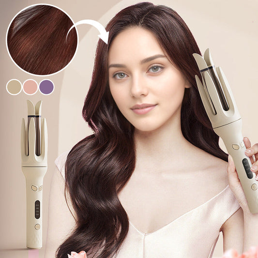 【Stylist Recommendation】Ferro arricciacapelli automatico a rotazione bidirezionale, 3 temperature, Anti-scottatura, Anti-groviglio, Strumento per hair-styling con cavo rotante, Cilindro arricciacapelli, rizador de pelo