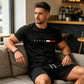 👕 SCONTO DEL 50% PER UN PERIODO LIMITATO! ✨ Completo da uomo a due pezzi con stampa