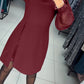 Elegant Puff Sleeve Dress