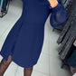 Elegant Puff Sleeve Dress