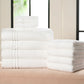 Set Asciugamani 3 Pezzi Home Reflections 100% Cotone – Trama e Tinta Unita