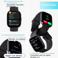 ⌚💖 Smartwatch con Chiamate Intelligenti! 🎙️ Assistente Vocale, Fitness Tracker, 100+ Sport, IP68 Impermeabile 🌊, Tracker Sonno 😴, Batteria 30 Giorni 🔋, Display HD 1,83" Personalizzabile 📸 – App VeryFit