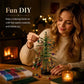 🎄✨ Kit fai da te per l'albero di Natale con perline – 🎅 Crea la tua decorazione natalizia scintillante