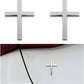 🚗✝️ 3D stereo croce adesivo in metallo