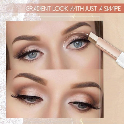 ✨ Set di 6 Ombretti in Stick Bicolore 👁️ | Effetto Sfumato e Glitter in Una Sola Passata 💖 | Trucco Occhi Waterproof a Lunga Tenuta 8 Ore, 6 Colori 🌸