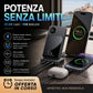 🔋✨Caricabatterie magnetico professionale per viaggiatori e professionisti | 22,5W cablato e 15W wireless | 10.000 mAh | Spedizione rapida💥