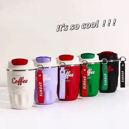 🎁💥 Grande offerta di Natale: 50% di sconto! ☕ Thermos da caffè in acciaio inox 316 con display intelligente della temperatura 🌡️