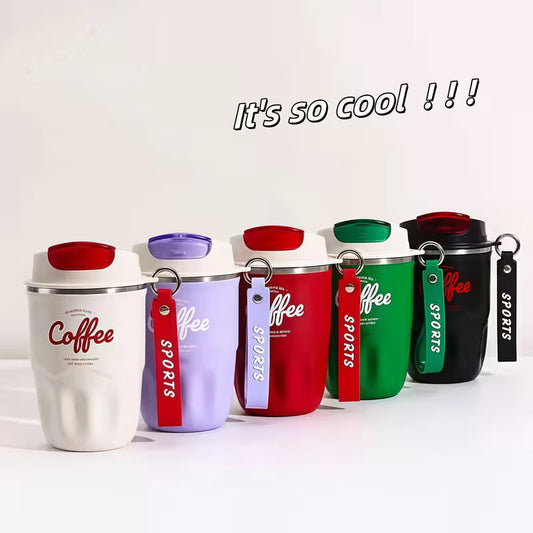 🎁💥 Grande offerta di Natale: 50% di sconto! ☕ Thermos da caffè in acciaio inox 316 con display intelligente della temperatura 🌡️