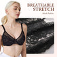 ⏳Sconto del 50% per un periodo limitato💥Reggiseno minimalista in pizzo con copertura completa, disponibile in tutte le taglie