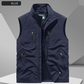 🧥👕 Giacca oversized senza maniche da uomo con tasche