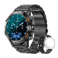 Orologio intelligente  T3 con chiamate, durata della batteria di 50 giorni, display AMOLED da 1,43 inch, impermeabile da 50 m, corpo completamente in metallo, assistente AI, per Android e iOS, fitness tracker, orologio intelligente da uomo