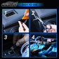 ✨ Striscia LED Luminosa per Interni Auto – Luce Ambientale Flessibile con Presa USB 🚗
