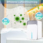 Desumidificatore intelligente da 28W - 220V con illuminazione multicolore e timer programmabile - basso consumo energetico, funzionamento silenzioso