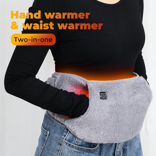 Pad riscaldante, cintura riscaldante elettrica ricaricabile USB, dispositivo di cintura elettrica, pad riscaldante di fissaggio, 3 livelli di calore, riscaldamento posteriore, pad riscaldante per donne e ragazze