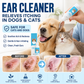 🐶🐱 Solution nettoyante auriculaire – Soulage les démangeaisons, nettoie en douceur les oreilles des chiens et chats 🌿✨