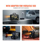 Riscaldatore diesel da 8 kW, riscaldatore d'aria diesel tutto in uno da 12 V/24 V, controllo tramite APP Bluetooth, telecomando e schermo di visualizzazione, allarme CO, riscaldatore diesel portatile orizzontale a riscaldamento rapido per veicoli, garage