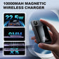 🔋✨Caricabatterie magnetico professionale per viaggiatori e professionisti | 22,5W cablato e 15W wireless | 10.000 mAh | Spedizione rapida💥