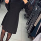 Elegant Puff Sleeve Dress