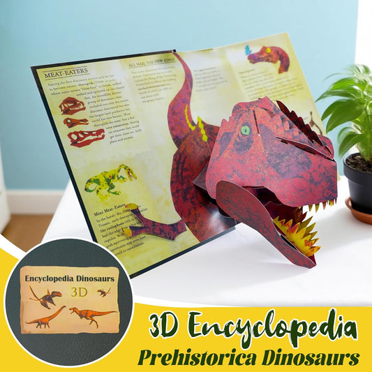 🦖 3D Encyclopedia Prehistorica Dinosaurs-Ignite Kids' Viaggio di illuminazione intellettuale!   📚