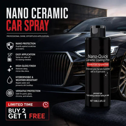 🚗✨ Spray Sigillante Nano-Ceramico per Auto | Protegge la Vernice | Effetto Specchio e Idrorepellente | 100 ml 🛡️