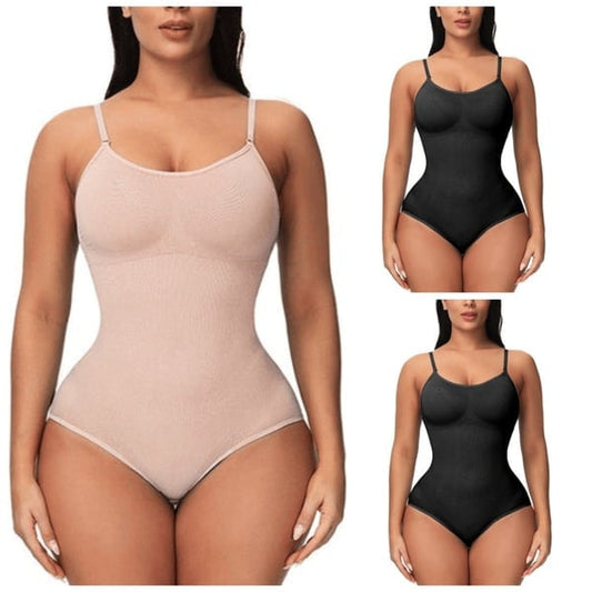 🔥🖤 Vendredi Nero Sale: 50% OFF 🔥 Smoothing Seamless Full Bodysuit (disegno aperto)
