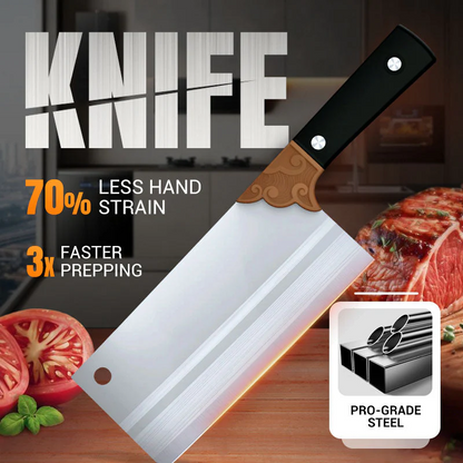 🔪 SCONTO DEL 50% IN QUESTO MOMENTO! ✨ Coltello da cucina forgiato, affilato e resistente – Lama professionale, manico ergonomico e facile manutenzione ⚡