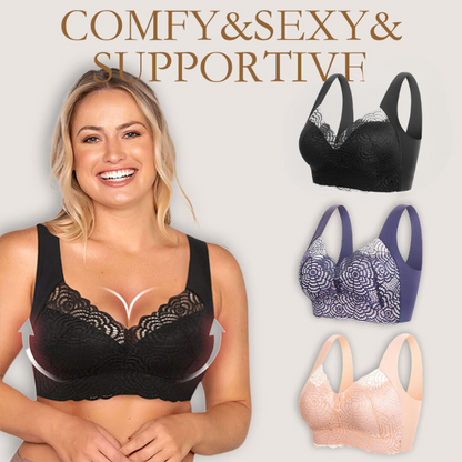 🔥Ultimate Lift & Support Lace Plus-Size Bra (3 PCS)