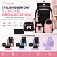 🎠🎒 50% DI SCONTO! ⚡Zaino Scolastico Leggero con Fiocco – Idrorepellente e Antifurto!