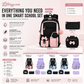 🎠🎒 50% DI SCONTO! ⚡Zaino Scolastico Leggero con Fiocco – Idrorepellente e Antifurto!